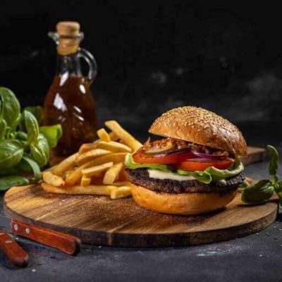 hamburger menu kebab doner house