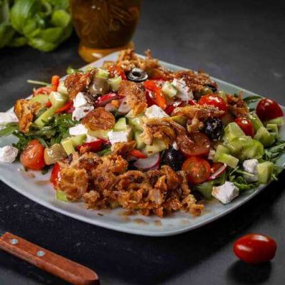 salata rucola carne kebab doner house